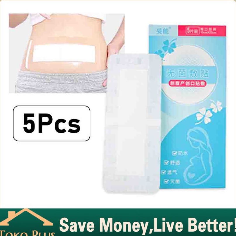 [Original] Perban Operasi Caesar Anti Air 10 x 25 cm Onemed | Plester Luka Anti Air Cesar Plester Op