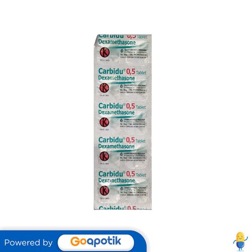 CARBIDU 0,5 MG STRIP 10 TABLET