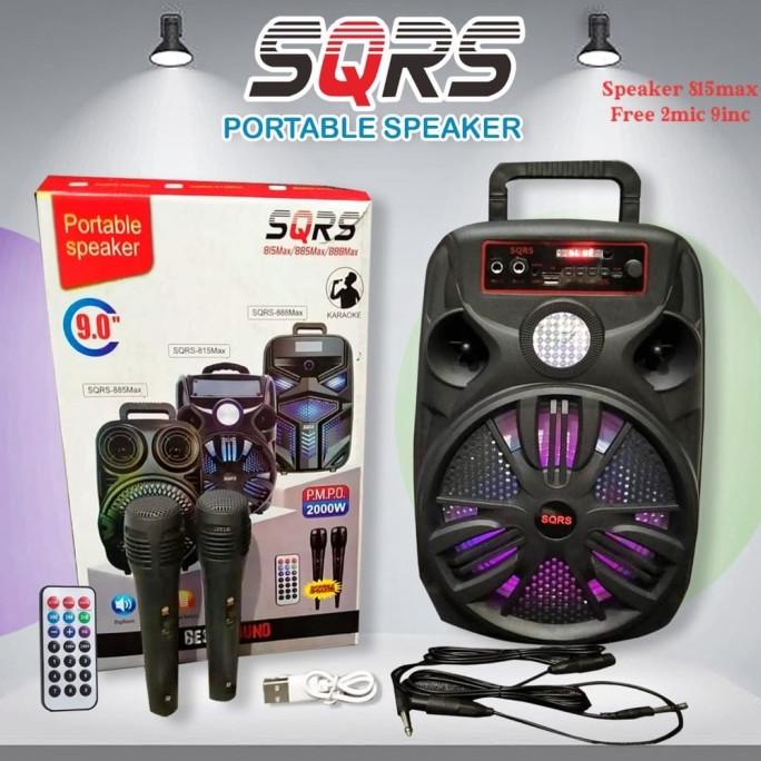 SQRS-885 Speaker Bluetooth Plus Mic Karaoke Speaker SQRS885