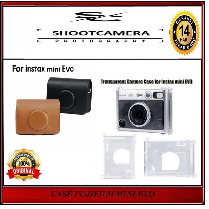 Leather Bag Fujifilm Instax Mini Evo - Tas Kamera Fujifilm Evo Case