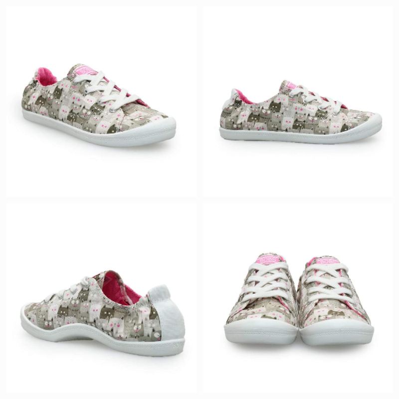 SALEEE 100% Original Skechers Bobs B Cute Women's Sneakers - Taupe Kode Produk: SKE31974TPMT