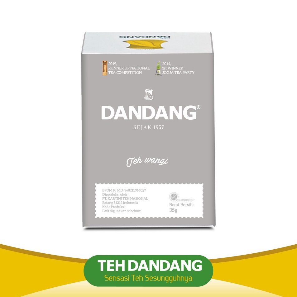 

Best Teh Dandang Putih 35gr - Teh Tubruk - 1 Slop isi 10 Box 35gr