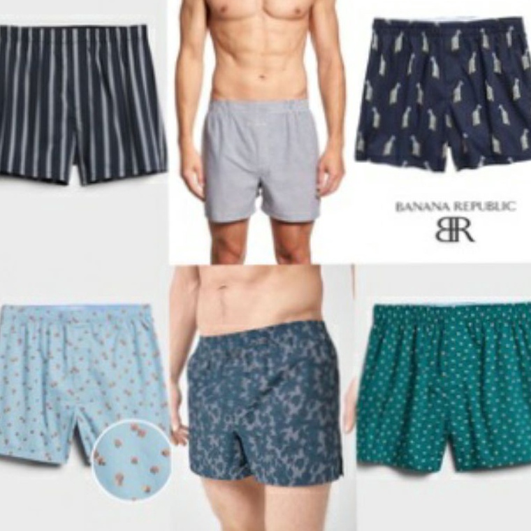 (77V✶@✲ Boxer Katun (BANANA REPUBLIC )Sisa export Ready COD JDN8]