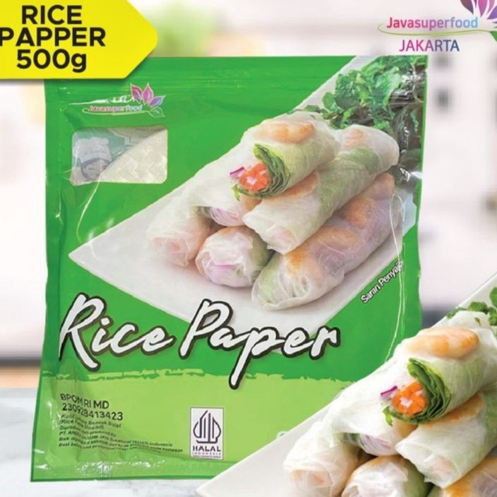 

WMFD2191 (COD )NEW_PRODUCT Rice Paper Bulat 500gr/ 50 lembar/Banh Trang High Quality Rice Paper / Kulit Lumpia Vietnam Rice Paper (halal)/ rice roll spring roll