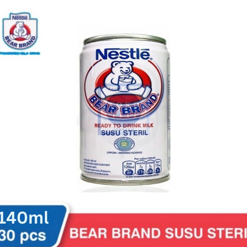 

Terupdate Bear Brand KECIL 140ml 1 Pcs (Exp Maret 2024)