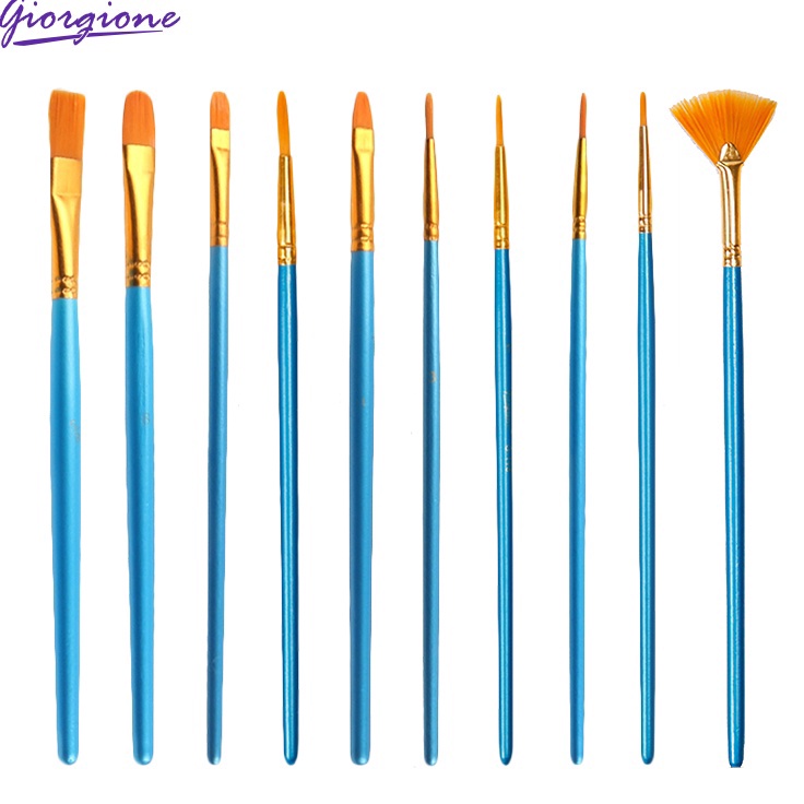 

➨➤✹✴ Giorgione 10 Pcs Kuas Lukis Oil Brush Painting G-198 Laris