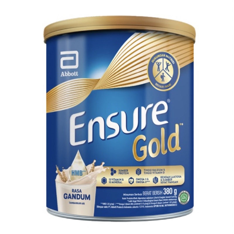 

Ensure Vanila, Ensure Gold Gandum, Susu Bubuk Nutrisi Dewasa Rasa Vanilla 400G 400 Gram Susu Bubuk