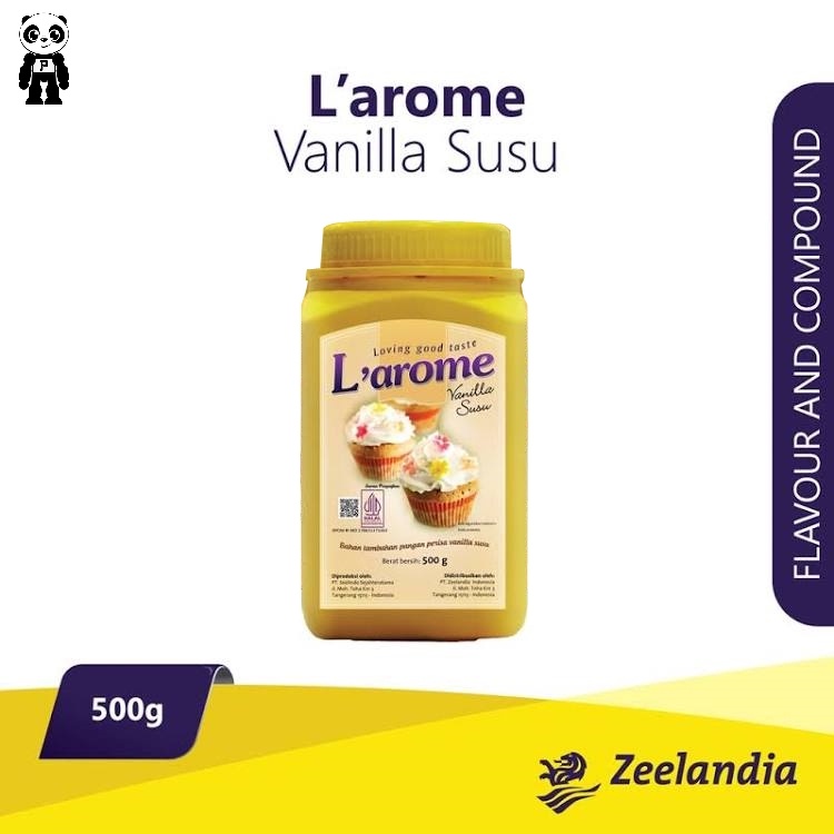 

Larome Vanila Susu 500G Perisa Vanila Bubuk