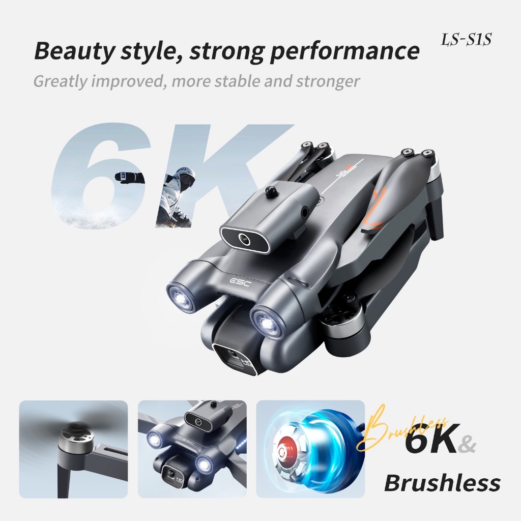 Drone Lsrc-S1S Dual Camera Switching + Brushless Power