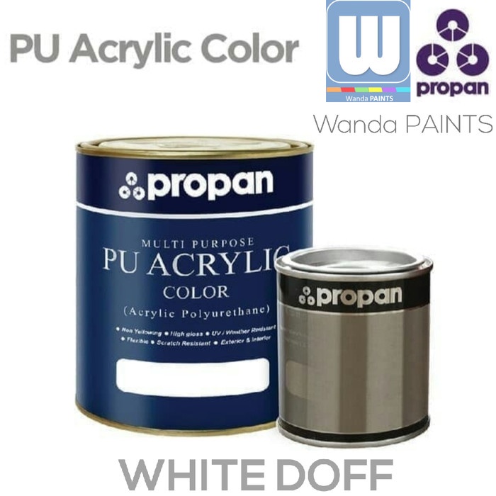 Promo Cat Pu Acrylic Pu Propan Pu Puc-786-2K White Doff (5 Liter)