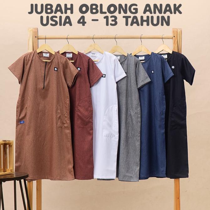 Jubah Anak Polos Jubah Anak Laki Laki Lengan Pendek Gamis Anak Laki