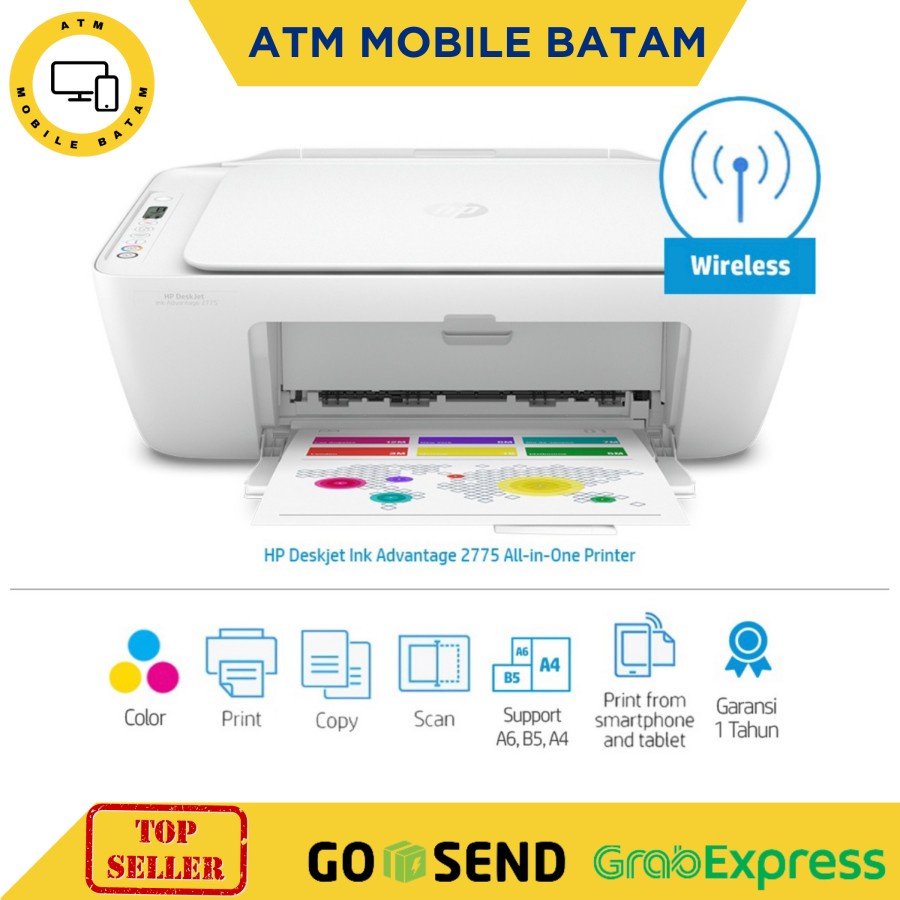 printer hp 2775 wireless all in one