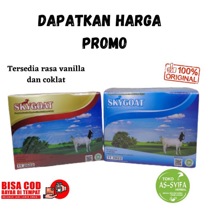

RQPV6054 Terbaru 3.3 Skygoat Susu Kambing Etawa / Skygoat Coklat Vanilla / Skygoat Original / Skygoat Rasa Coklat Vanilla / Sky Goat etawa / Sky Goat Susu Kambing