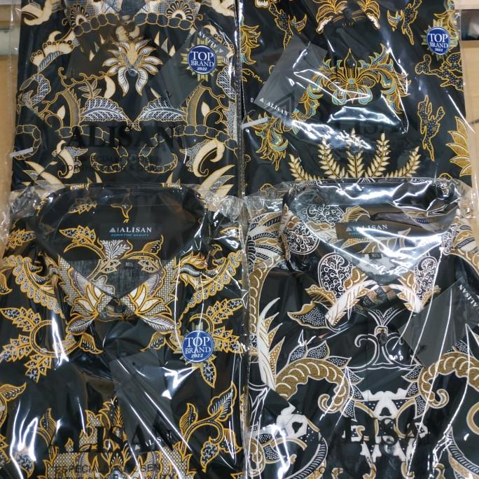 Terbaru Batik Alisan Lengan Pendek, Size 16.5 - 17.5 (Jumbo)