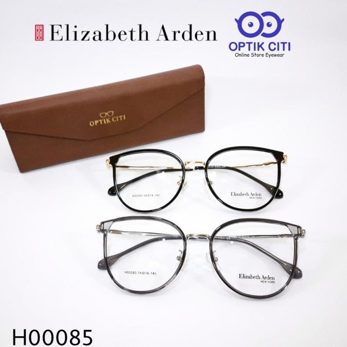 Discount Frame Kacamata Wanita Elizabeth Arden Bulat 085 Ringan Grade Original