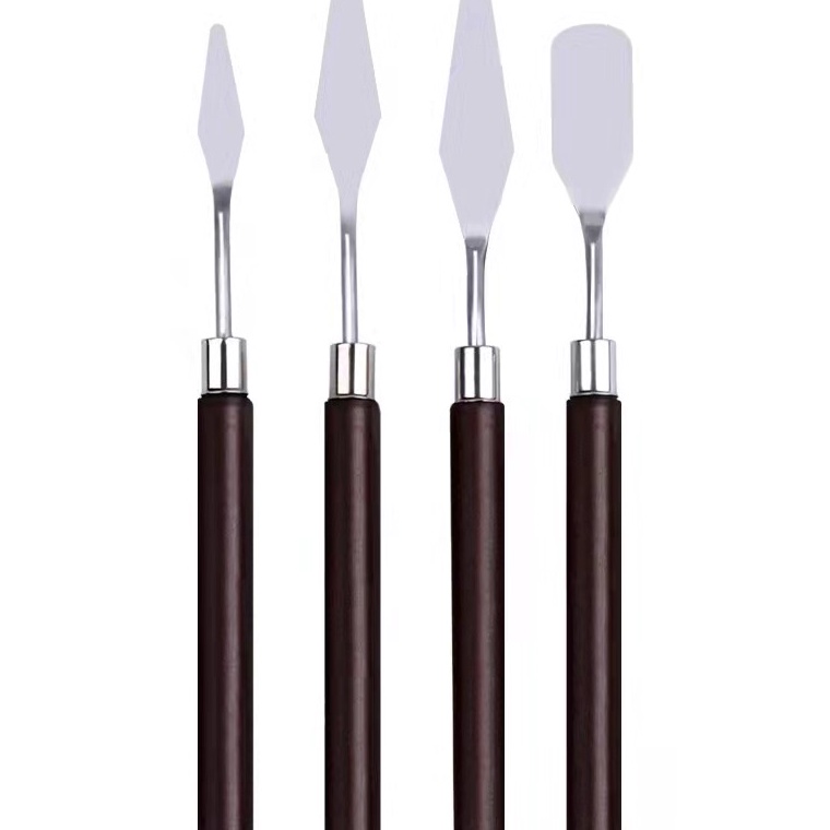 

Terbaru 7.7 transon round handle palette knife/pisau palette