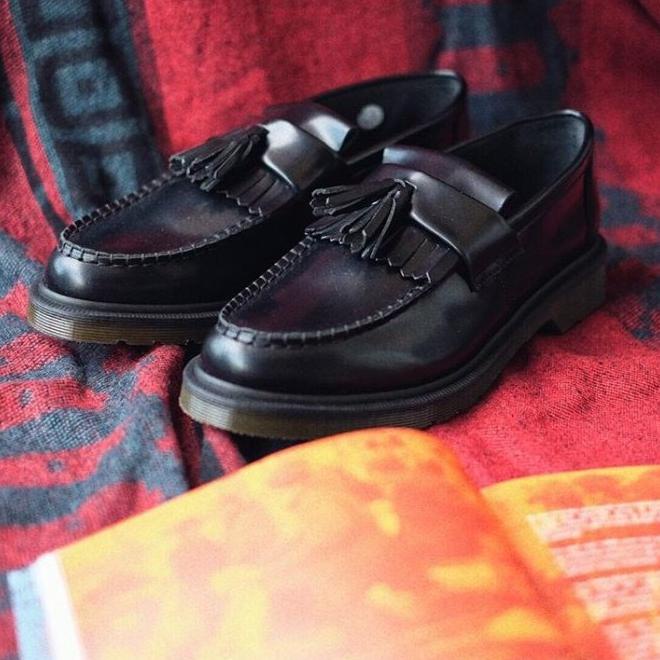 Promo Dr Martens Adrian Loafer Tassel Black Smooth