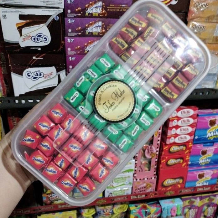 

TQJR8393 DiSkon !! PROMO COD Milo/Ovaltine/bang bang isi harga 1 cup 3 rasa isi 100pics