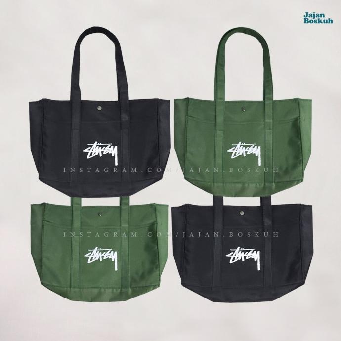 Sale Totebag Stussy Appendix Japan Green Military