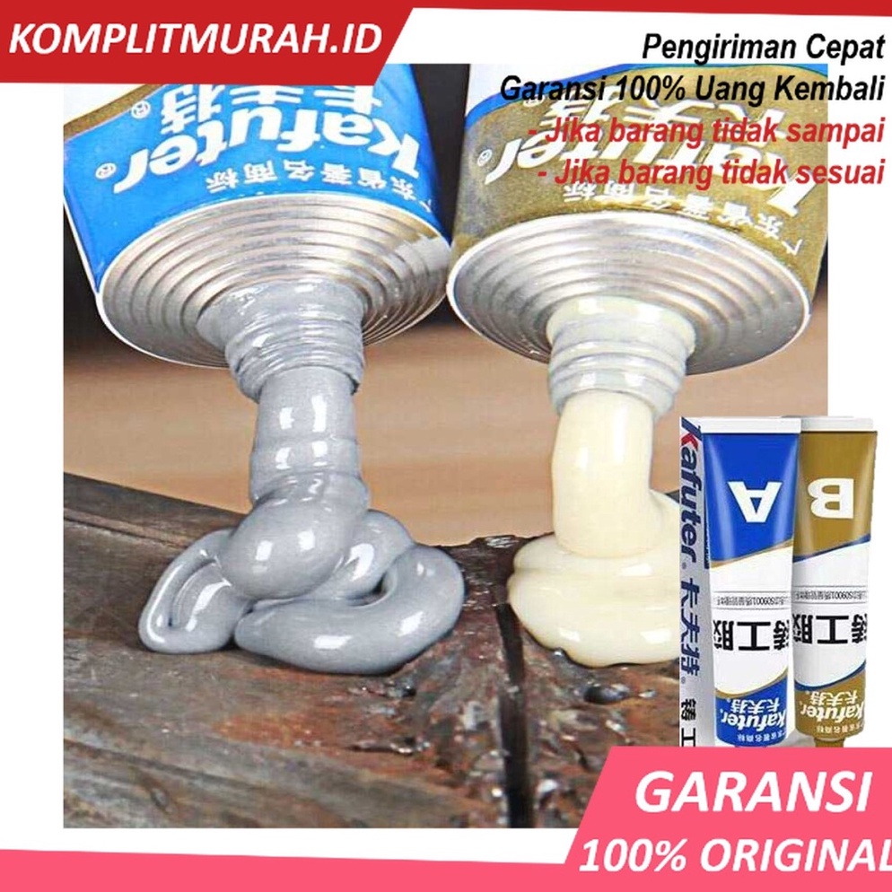 

PROMO HARI INI [COD READY] Lem Besi Thailand Super Kuat Tahan Panas Original perekat serbaguna Caster Glue A+B 100g, lem Kafuter besi multi- fungsi- Anti panas tahan panas Thailand