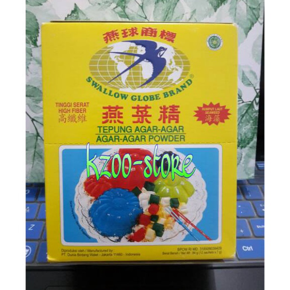 

SYTG9267 STOK SIAP 【COD Agar Swallow GLOBE