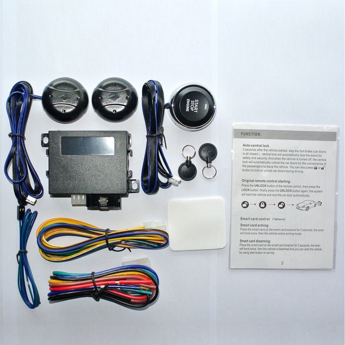 Passive keyless entry Modul Start stop engine tombol start stop mobil