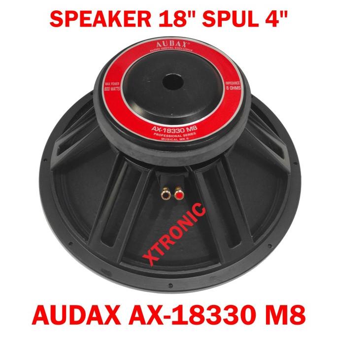 Speaker 18inch Audax AX 18330 M8 Full Range Speaker AX18330 18in 18"