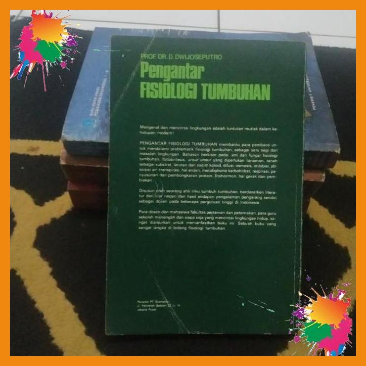 

buku ori pengantar fisiologi tumbuhan prof. dr. d dwijoseputro. [nrb]