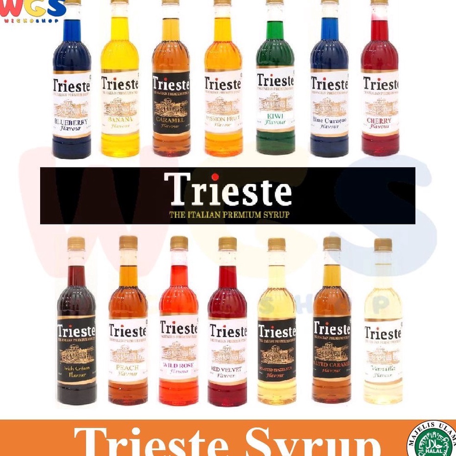 

Murah Banget Trieste Premium Syrup 650 ml - Aneka Varian Rasa - Halal MUI Ready