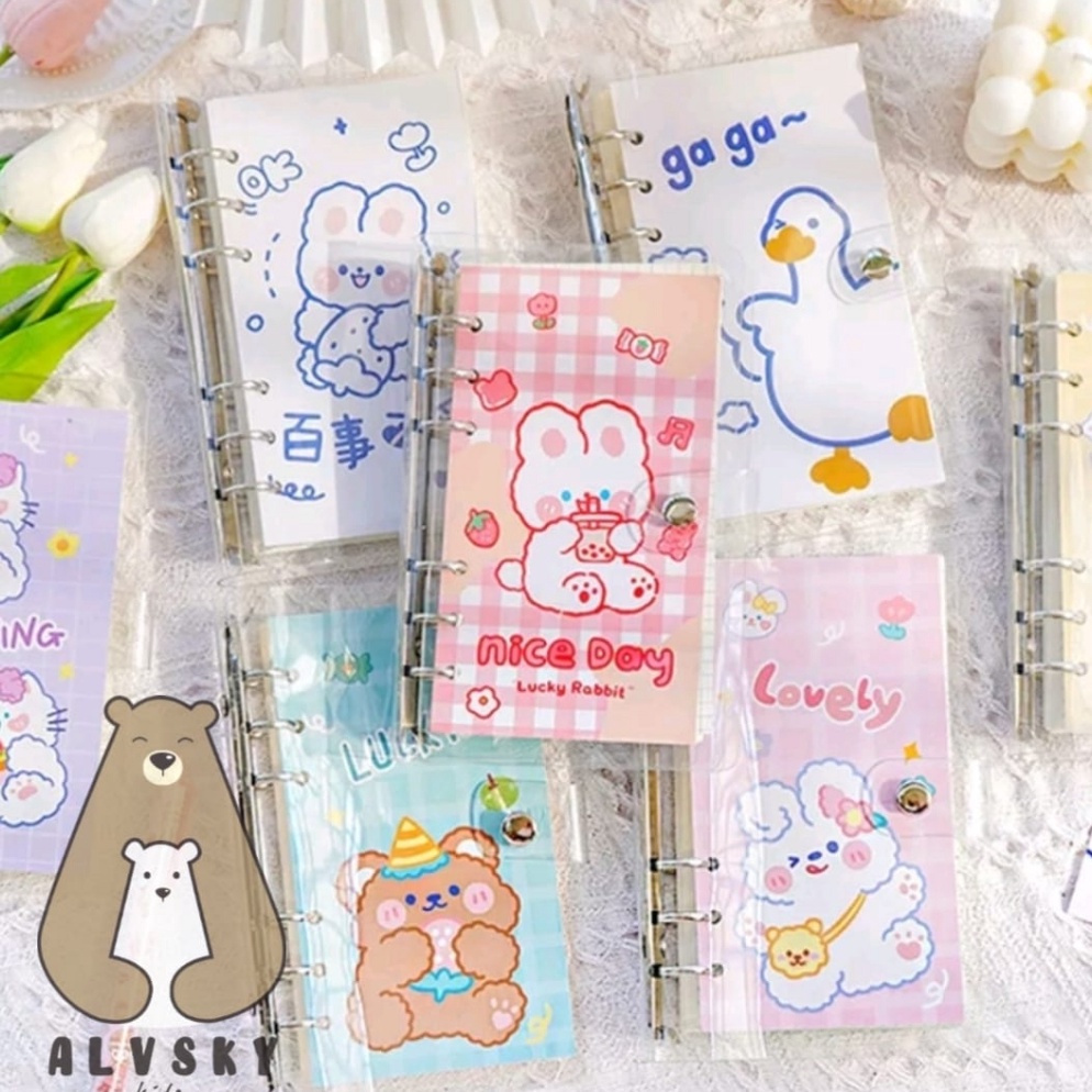 

10.10 Promo >> BUKU BINDER A6 ISI KERTAS 100 LEMBAR KARAKTER LUCU DAILY PLANNER AESTHETIC