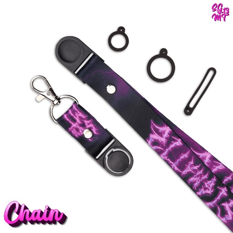 

Murah Lanyard Sigmat13 Gantungan Id Card Printing Name Tag Purple Chain Grcf78