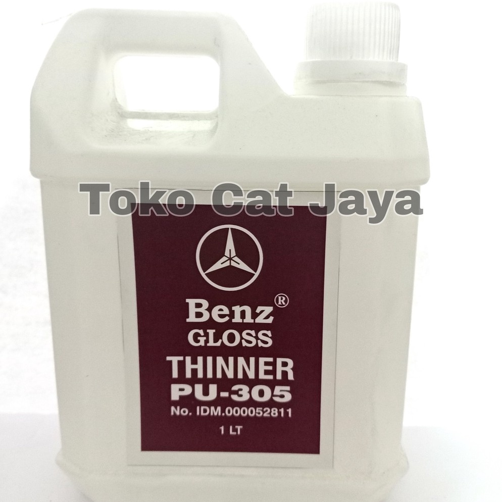 

2.2 Terlaris THINNER PU BENZ GLOSS 1 Liter / Pengencer cat / Tiner 305