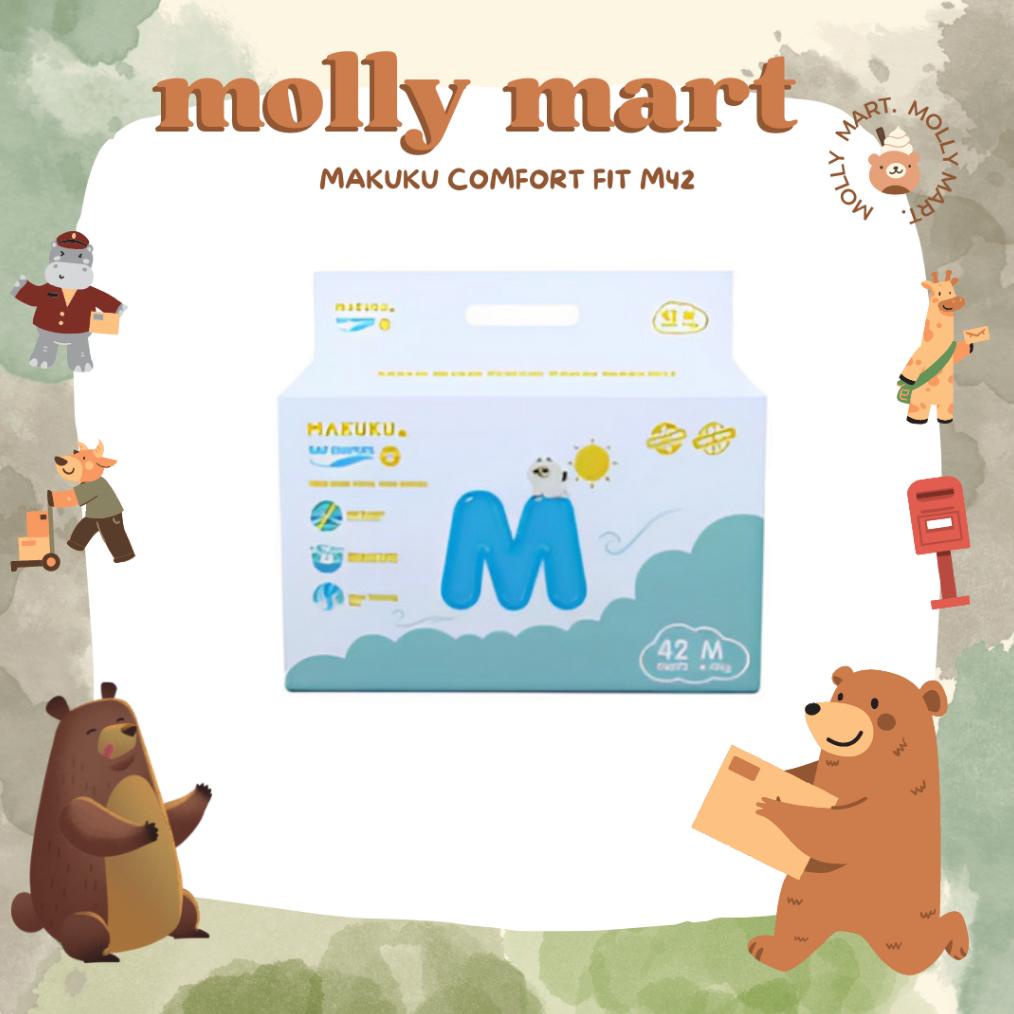 BUS307 MAKUKU COMFORT FIT NB32/S30/M28/L26/XL24/XXL22 POPOK BAYI / BABY DIAPERS TERMURAH