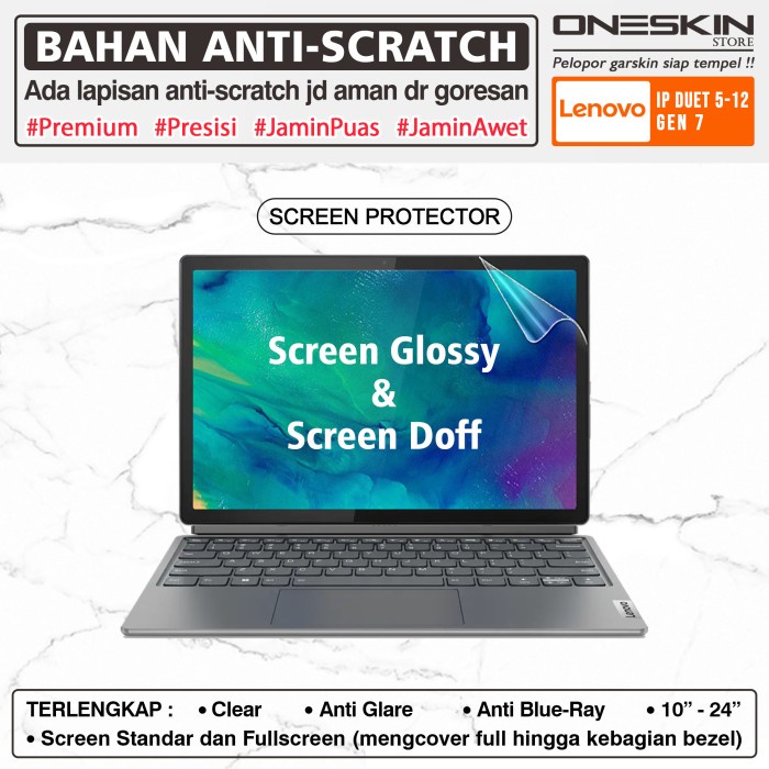Pelindung Screen Protector Lenovo Ideapad Duet 5 5i-12 12IAU7 Glossy