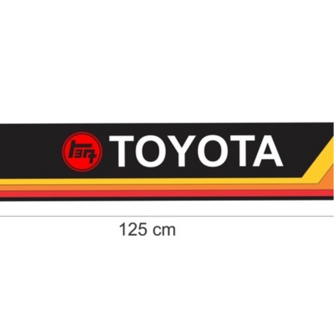 Cutting Stier Poni Mobil Stiker Kaca Depan Toyota Retro Kijang Grand