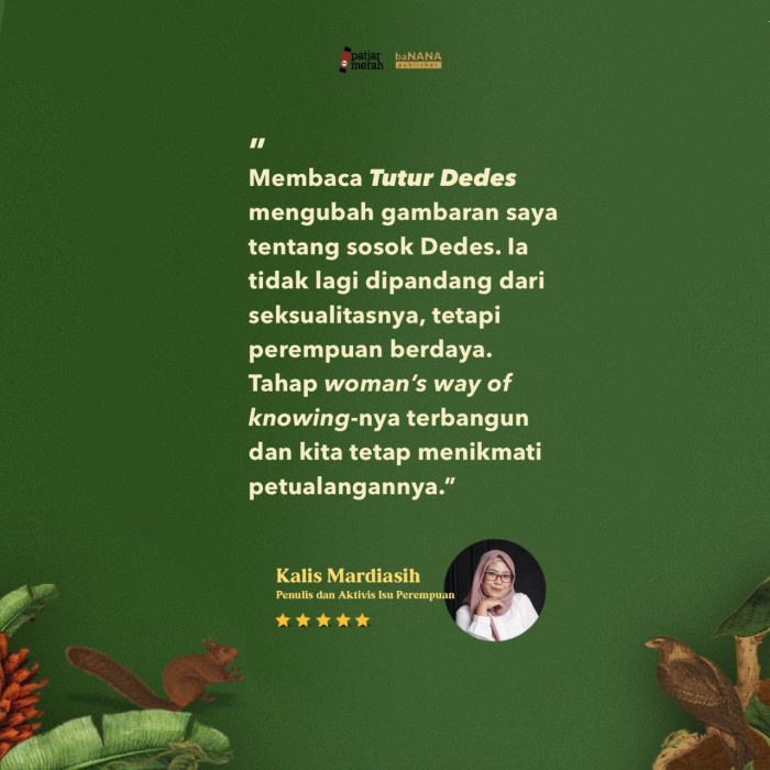 

NEW Novel Tutur Dedes: Doa dan Kutukan - Amalia Yunus - Penerbit Banana