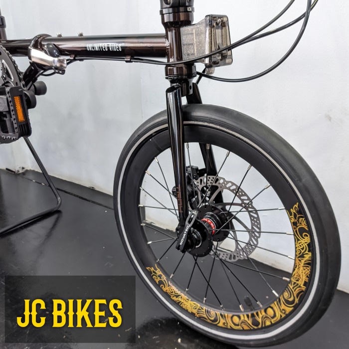 Sepeda Lipat Element Troy X10 Dark Titan 10Sp Full Chromoly Free Koper $12