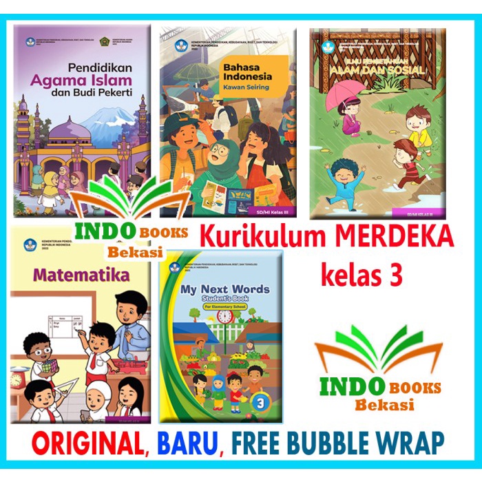 DISKON SPESIAL BUKU KURIKULUM MERDEKA KELAS 3 SD KURIKULUM MERDEKA (PAKET LENGKAP) TERBARU
