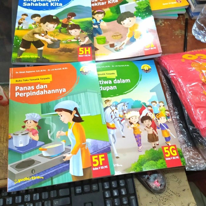 FLASH SALE TEMATIK KELAS 5 SD K13 SEMESTER 2 YUDISTIRA 4 BUKU TERLARIS