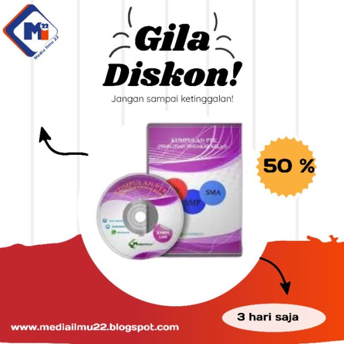PROMO NEW/ KUMPULAN PTK SD JILID 1 SUPERLENGKAP DAN MUDAH DIEDIT TERLARIS