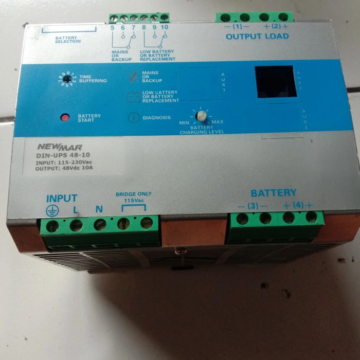 Ready Stock Battery Charger 48Vdc 10A Bae / Newmar Din-Ups