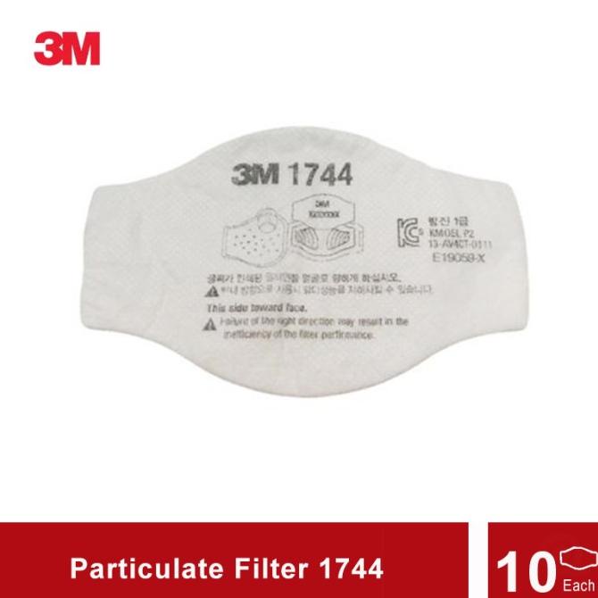 3M Filter Masker N95 Particulate Filter 1744 Taishan - 10 each/bag