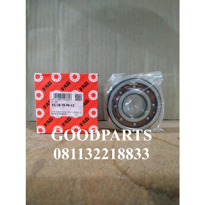 63/28 TB P6 C3 TBP6C3 FAG CERAMIC HIGH SPEED BEARING MOTOR SATRIA FU
