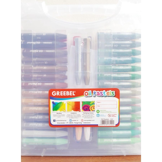 

Alat GREEBEL 55 Crayon / Oil Pastel Grebel 55 Warna Crayon / Oil Pastel Baru|Kode 1088