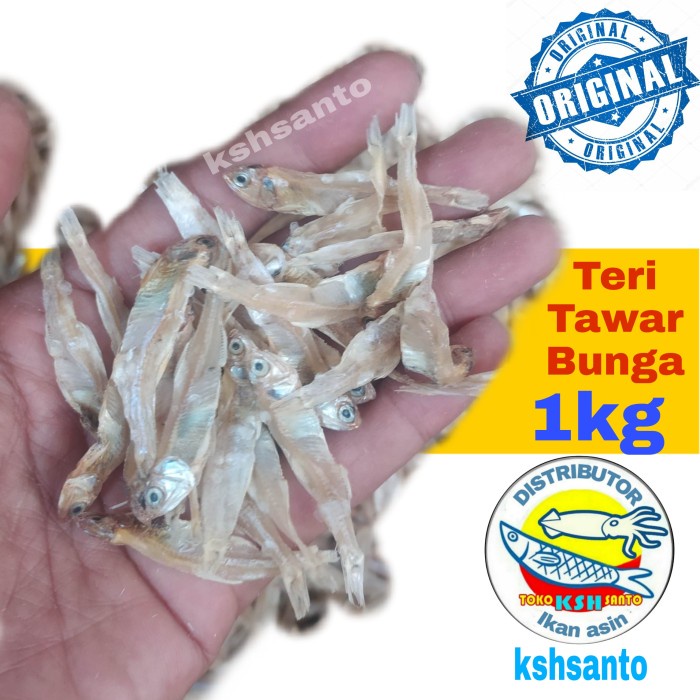 

ikan asin teri tawar asli bunga-1kg