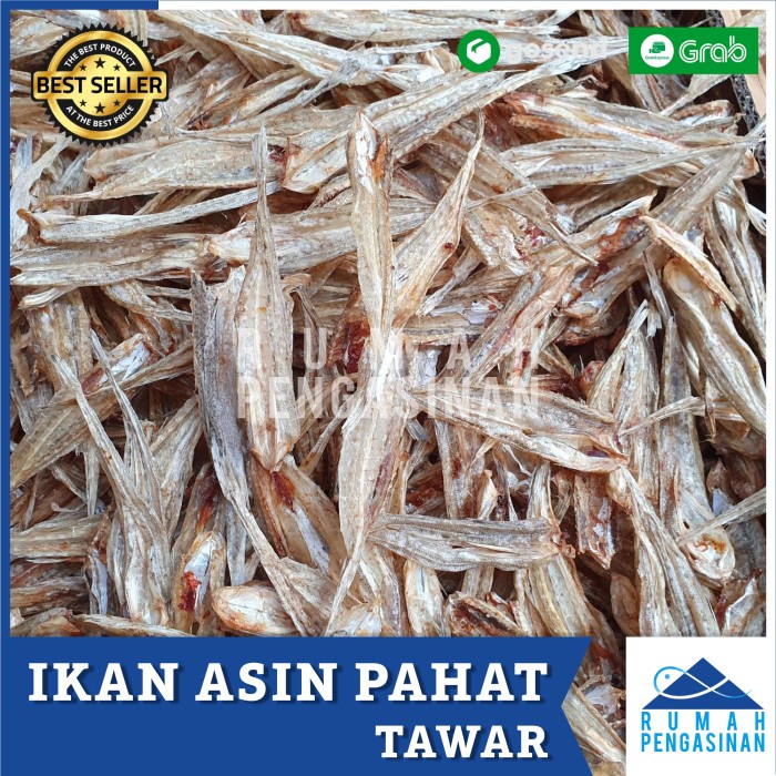 

IKAN ASIN PAHAT TAWAR 1Kg/Ikan pahat tawar asin renyah - Ikan asin