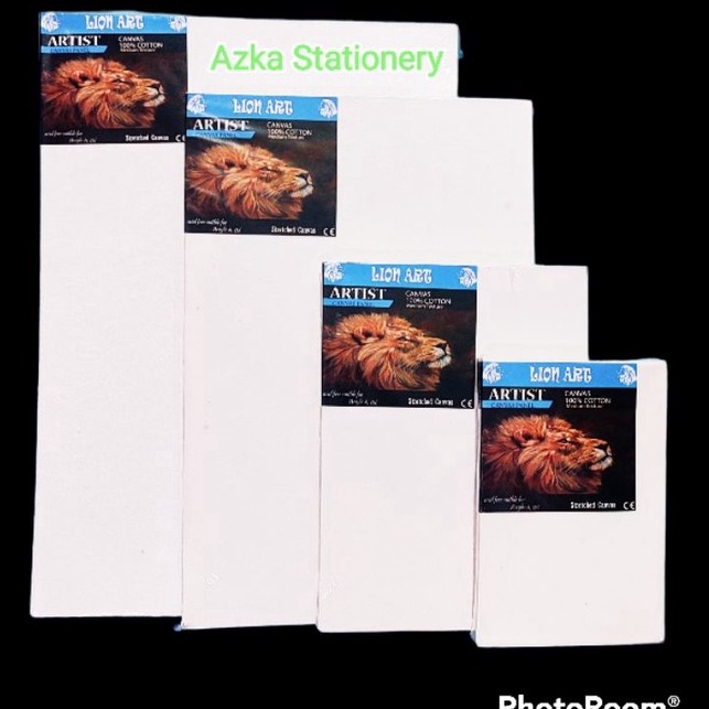 

Ready Kanvas lukis Lion Art + spanram ukuran Besar