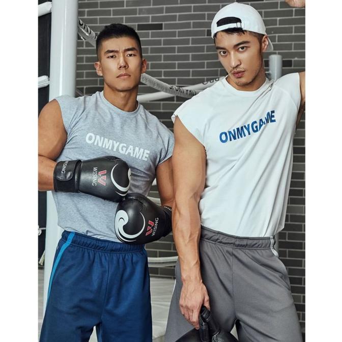 OMG on my game, Muscle tank top, Tank top pria