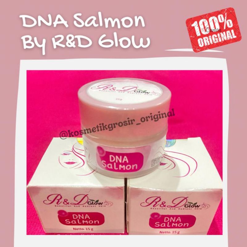 DNA Salmon by R&D Glow Tersedia Harga Grosir - DNA Salmon RD Glow by Rima Damayanti Original 100%