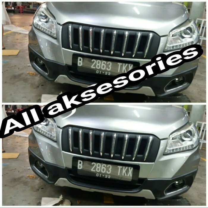 ✅Original Gril Suzuki Sx4 S Cross Modell Apollo Lis Chrome Berkualitas